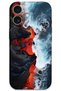 iPhone 16 Plus Compatible Marble Pattern Phone Case + Screen Protector - 5811