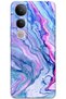 Vivo V50 Lite 4g Compatible Marble Pattern Phone Case + Screen Protector - 5816