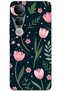 Vivo V50 Lite 4g Compatible Floral Pattern Phone Case + Screen Protector - 5788