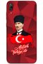 Huawei Y7 Prime 2019 Compatible Ataturk Patterned Phone Case + Screen Protector - 5851