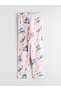 Özmarka New Season Crew Neck Printed Girls' Pajama Set - 5