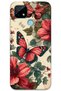 Realme C21 Compatible Butterfly Pattern Phone Case + Screen Protector - 5795