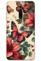 Xiaomi Mi 9t Compatible Butterfly Pattern Phone Case + Screen Protector - 5795