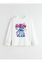 Özmarka New Season Crew Neck Printed Girls' Pajama Set - 2