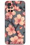 Xiaomi Redmi 10 Compatible Floral Pattern Phone Case + Screen Protector - 5801