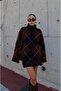 Brown Caridi Diamond Patterned Skirt and Sweater Set - 7