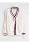 Özmarka New Season V-Neck Girls' Knitwear Cardigan