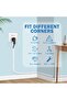 Azonee Wall Cord Hider Self-Adhesive Wire Cover Raceway Cable Management Kit for Walls Flexible PVC - 4