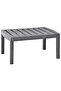 Garden Table Mocha 78x55x38 cm Plastic