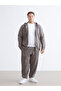 Esvab • Modern & Distinctive Oversized Men's Thick Zippered Sweatshirt with Hood - 3