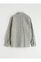 Lcw Kids Khaki Long Sleeve Plaid Boys' Shirt - 3