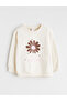 Vizyon New Season Crew Neck Printed Girls' Sweatshirt 2-Pack - 7
