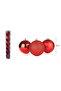 10cm Shatterproof Christmas Balls, 12pcs (2 Pack, 6/Box), Tree & Party Holiday Decorations - 2