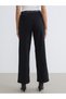 Lcw Jeans Black Wideleg Women's Jean Pants with Belt at Waist - 4