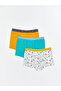 Seray New Season Printed Boys' Boxer 3-Piece