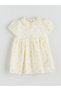 Lcw Baby Ecru Baby Collar Embroidered Baby Girl Dress