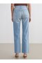 Two Mt Shop Quality Lcw Jeans Indigo Denim Straight & Regular Waist Straight Leg Women's Jean Pants - 4