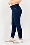 Women Super Skinny Fit Washed Denim Jeans, Blue - 2