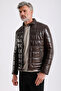 Maroquin Leather Gabriel Men's Inflatable Genuine Leather Coat - 7