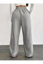 (2 Pieces) Straight-Leg Sweatpants Black-Grey - 2