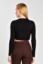 Women's V-Neck Long Sleeve Bodysuit - Black - 5