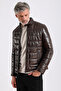 Maroquin Leather Gabriel Men's Inflatable Genuine Leather Coat