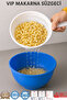 2-Pack (1 Piece) Multi-Purpose Fruit / Vegetable / Rice / Pasta Washing Strainer-Vip-Blue