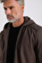 Maroquin Leather Arda Men's Hooded Leather Coat - 4