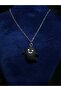 Black Cute Ghost Steel Necklace Halloween Halloween Themed Gothic Necklace