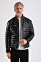 Maroquin Leather Leandro Men's Puffer Leather Coat - 5