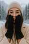 Soft Textured Women's Powder Beret – Modern and Comfortable Design Soft Powder Women's Beret - 7