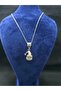 Cat Model Halloween Themed Steel Pendant and Steel Chain Necklace - 5