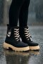 Girl's Figure Detailed Zippered Boots - 3
