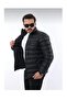 Men's Trendy Zippered Stylish Puffer Jacket - 3
