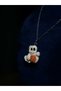 Cute Ghost and Pumpkin Steel Necklace Halloween Halloween Themed Jewelry Women's Accessory - 7