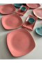 Team Breakfast Pink 12 Piece Set for 6 People - 2
