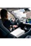 CusDusk Car Armrest Cover for Tesla Model 3 / Model Y - Center Console Protector Pad (White) - 2