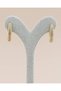 Luretta Inlaid Zircon Stone Oval Hoop Xuping Earrings - 7