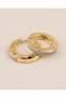Aurivelle Inlaid Zircon Stone Hoop Xuping Earrings