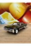 Pull Back 1967 Chevrolet Impala Black Diecast Model Car 1967 Chevy Impala Black Openable Doors