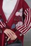 Women's Beaded Embroidered Wide-Fit Knit Cardigan and Pants Top and Bottom Set - 6