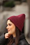 Women's Soft Textured Ribbed Knitted Winter Beanie - 2