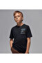 Jordan Black Back Printed Cotton Children's T-Shirt 95F366