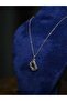 Vampire Teeth Model Halloween Themed Horror Stylish Style Steel Pendant and Steel Chain Necklace - 5