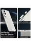 Samsung Galaxy S25 Edge Case Non-Fingerprint Frosted Transparent Slim Design Camera Protection - 3