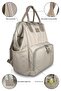 Paris X Pro Women's and Mother's Baby Care Backpack Beige - 4
