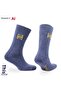 Gabby Merino Wool and Bamboo Fully Padded Thermal Outdoor Socks Blue - 2