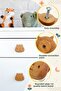 Cat Pattern (1 Pc) Baby Kids Room Wooden Furniture Cabinet Drawer Handle - 2