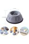 Grey washing machine vibration preventive stopper 4 piece set