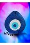 Blue Color Evil Eye Bead Styrofoam 25 cm Circumcision Birthday Baby Shower Ornament Decor - 2